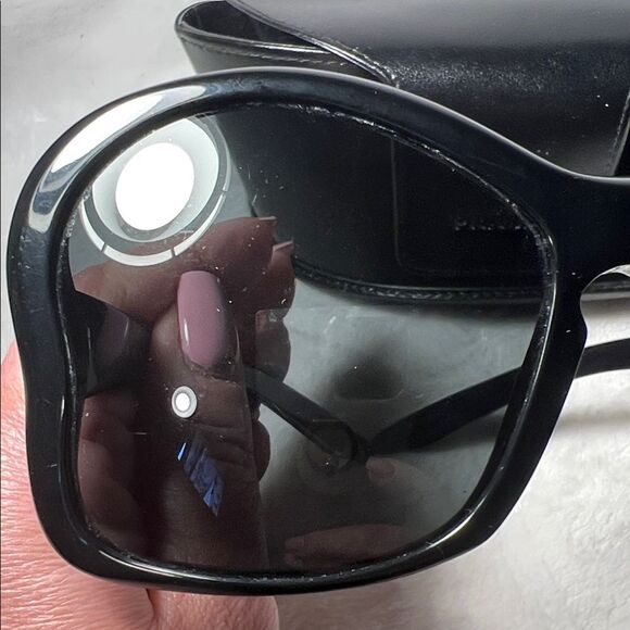 Prada Women's Butterfly Frame Sunglasses SPR 181 Black - COA - Picture 11 of 13